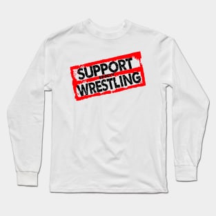 support indy wrestling Long Sleeve T-Shirt